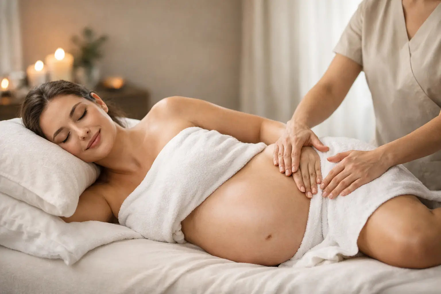Pregled prenatalne masaže v salonu